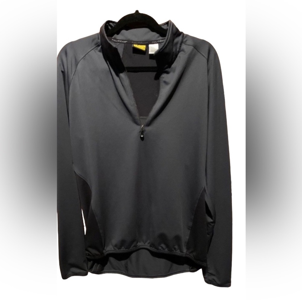 Like New Mens Large Nashbar long sleeve quarter zip bicycle jacket back pocket